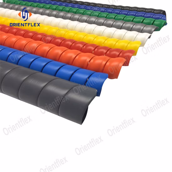 Envoltura de manguera en espiral con protector de manguera de plástico de alta resistencia barato